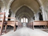Metz-le-Comte - Intérieur de l’église romane - Crédits Photos E. Budon