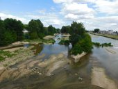 La petite Loire vue depuis le pont royal - Crédits Photos E. Budon