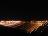 Le pont de Saint-Nazaire de nuit - Crédits Photos E. Budon